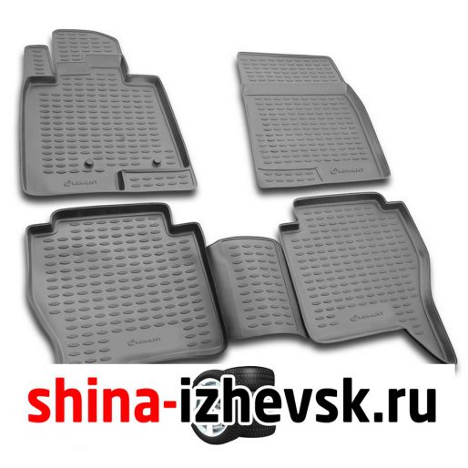 Коврик Autofamily коврик в салон полиуретановый серый для MITSUBISHI Pajero IV 3dr 2006- в Ижевске